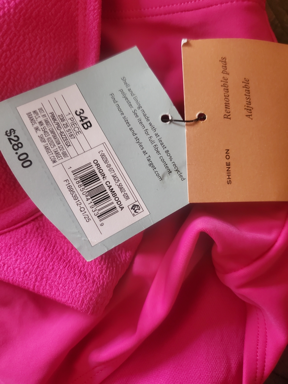 Shade & Shore Hot Pink Two-Piece High-Waist Bikini Set - Picture 3 of 3